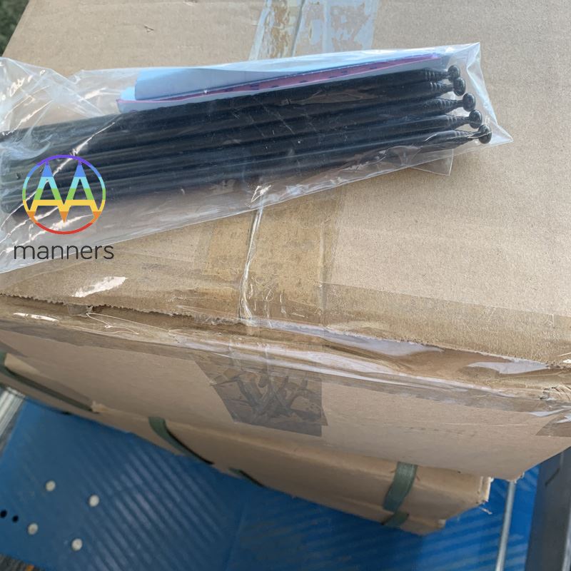 Ukraina Klient 800 Pcs Custom Anodized Black Teleskopowa antena zakończyła, t...