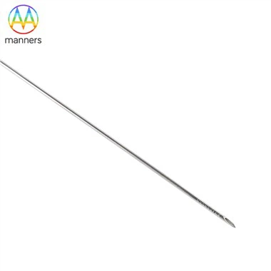 Back Cut Oocyte Pick Up Lumen Ovum Aspiration Needle